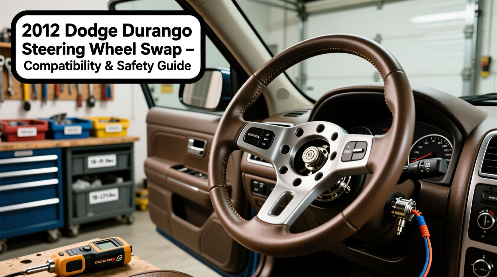 2013 durango steering wheel swap