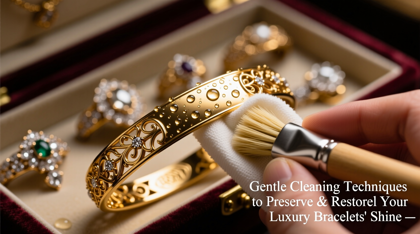 gentle cleaning techniques to preserve and restore your luxury bracelets shine
