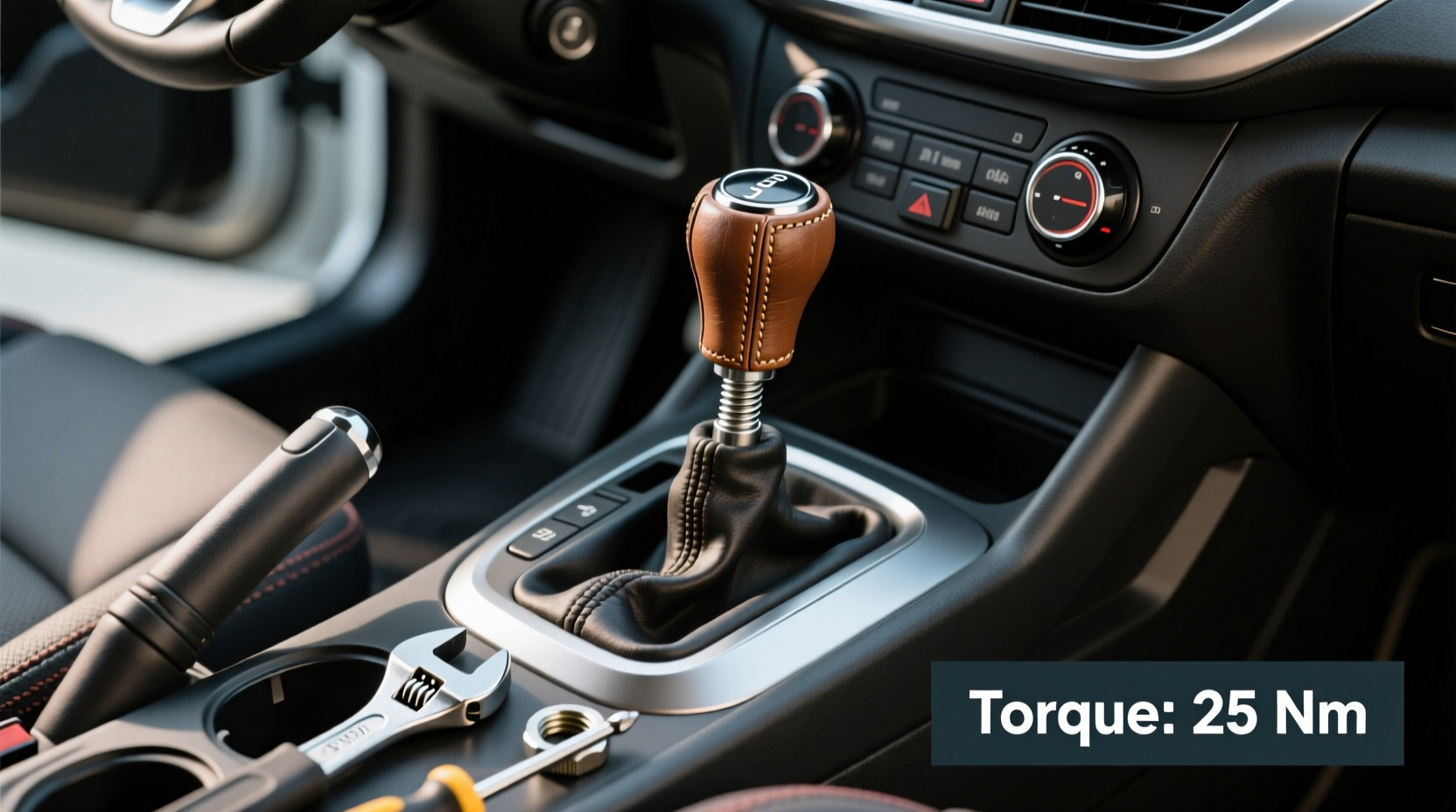 install leather knob astra j