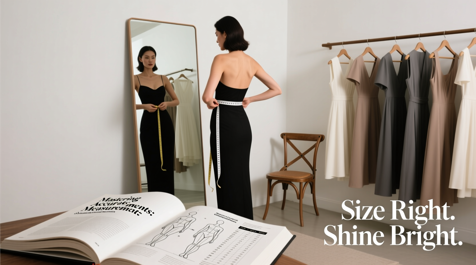 mastering accurate measurements a complete guide to sizing yourself for designer dresses