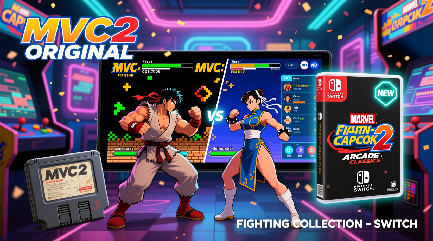 is the new marvel vs capcom fighting collection on switch worth it if i already have mvc2