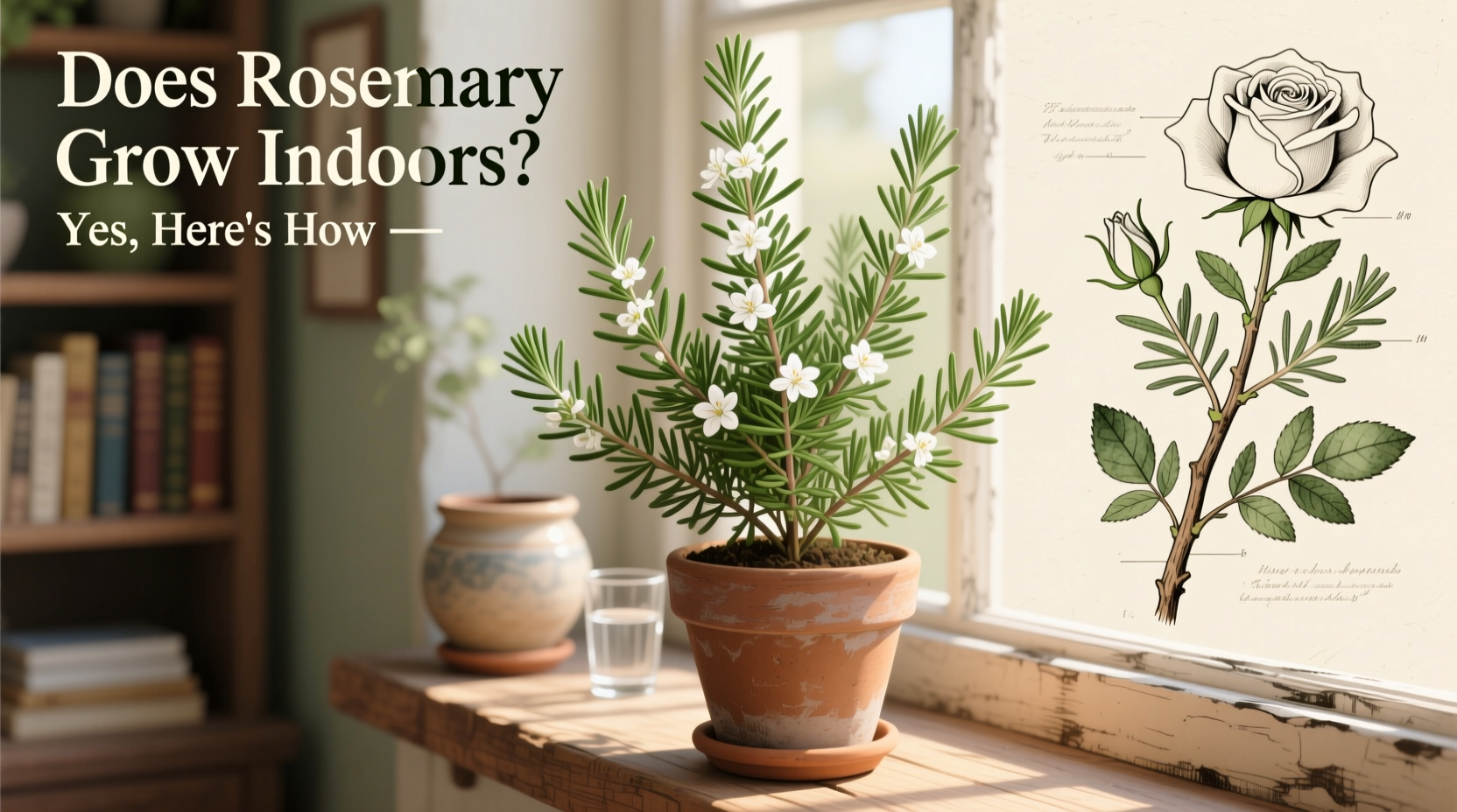 does rosemary grow indoors