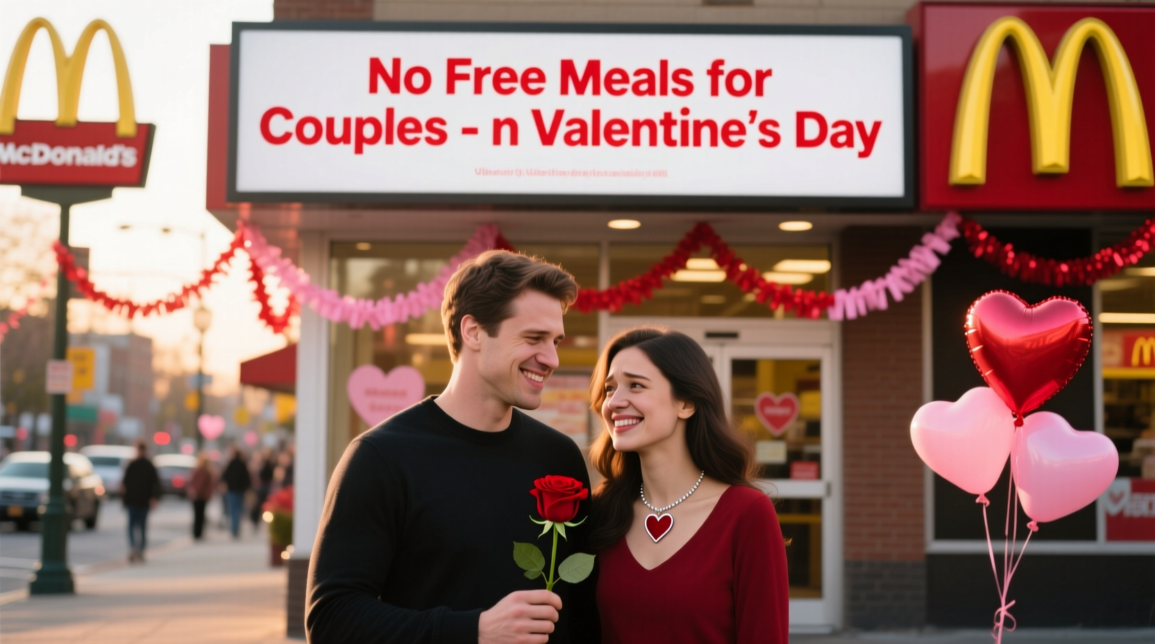 does mcdonalds let couples eat free on valentines day