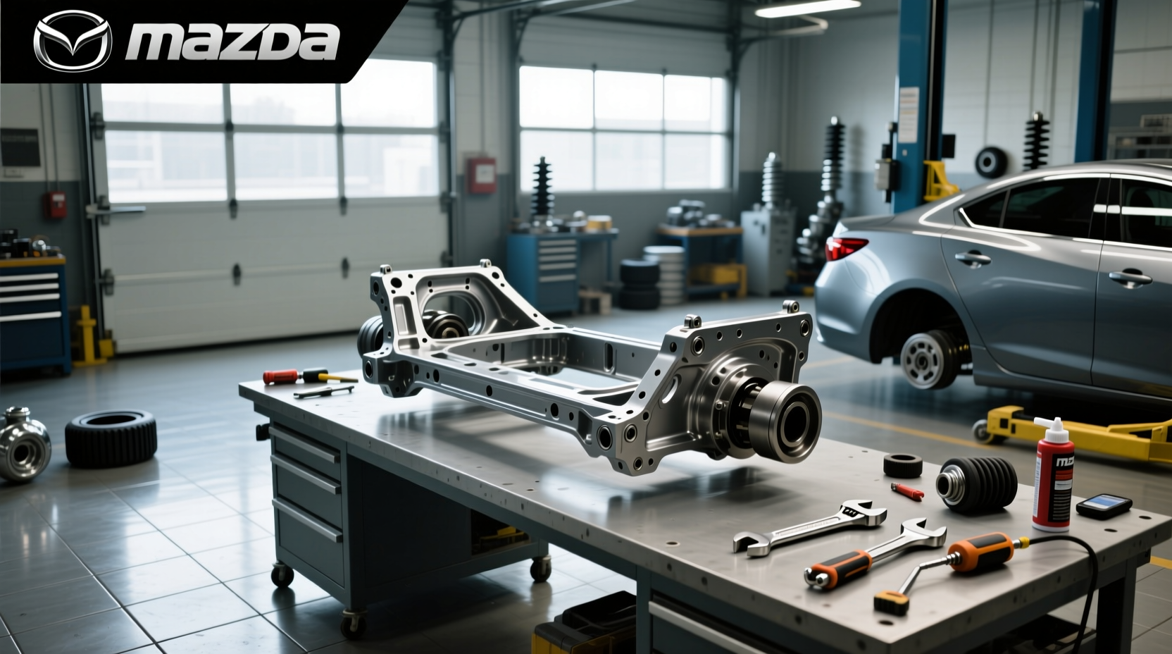 2010 mazda 6 rear subframe guide