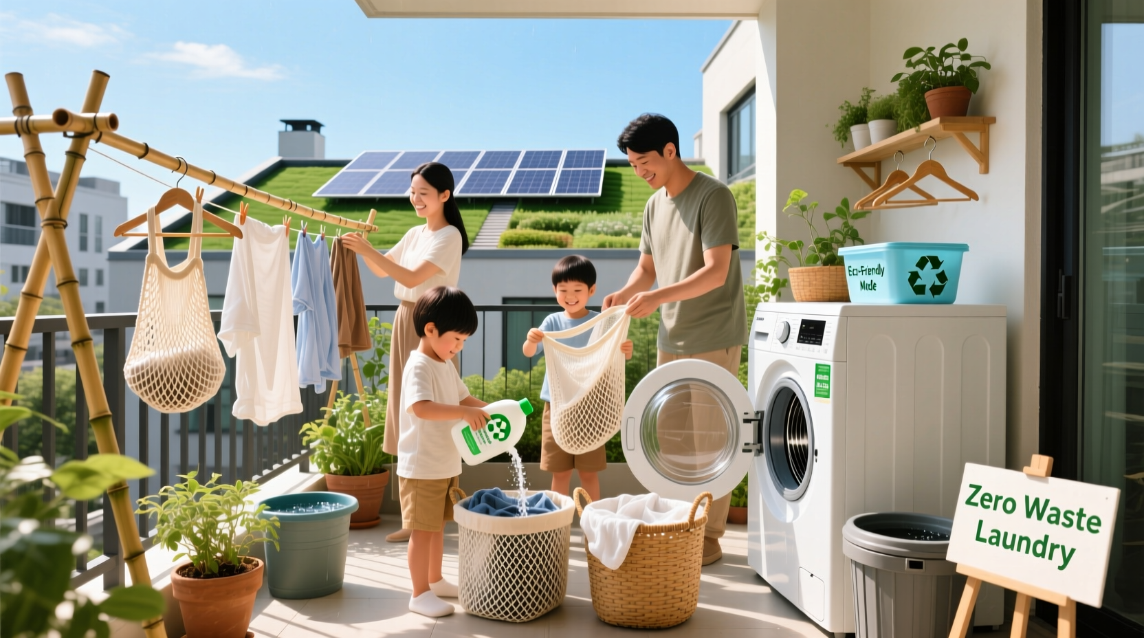 how to go green laundry