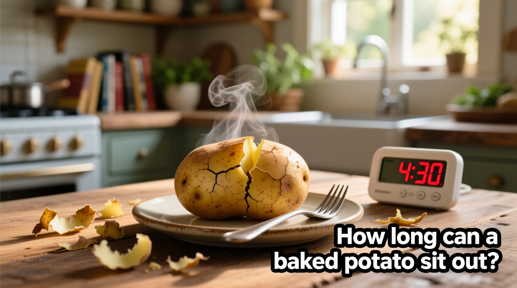 how long can a baked potato sit out