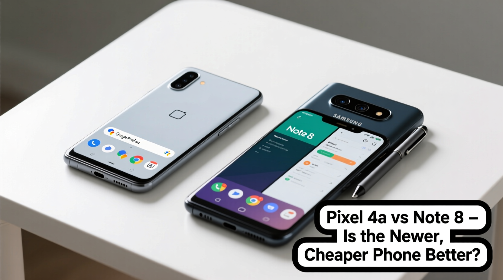 pixel 4a vs note 8 is the newer cheaper phone actually better than the old flagship
