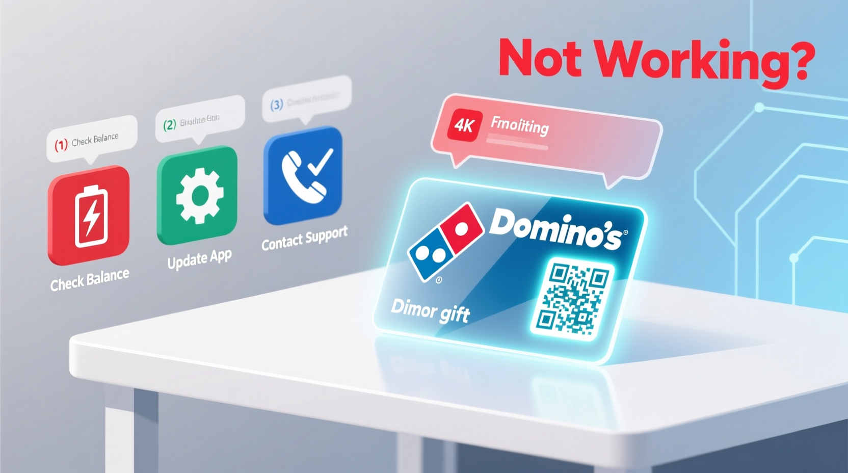 dominos gift card not working quick fixes solutions