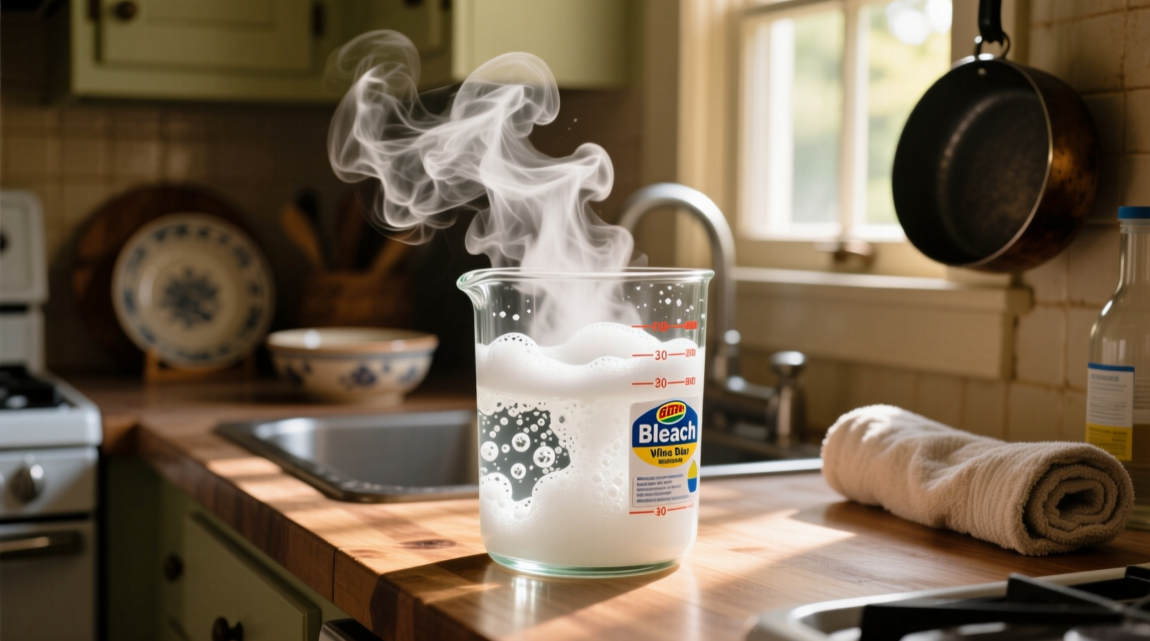 mix your own bleach with household ingredients