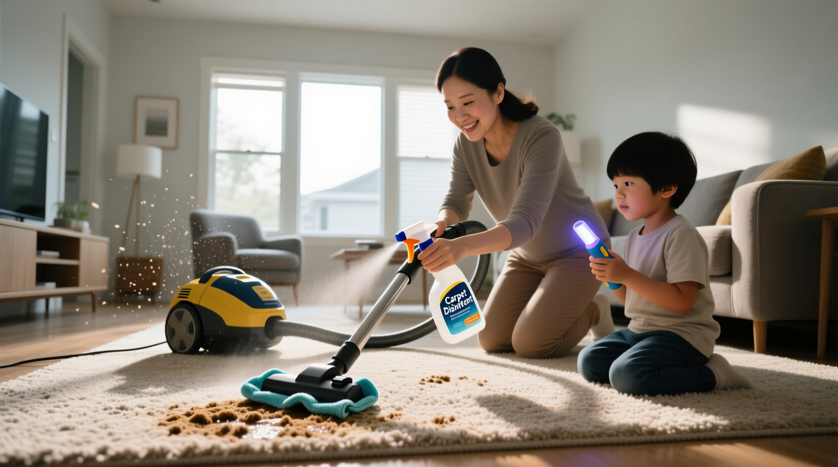 when and how to disinfect your carpet