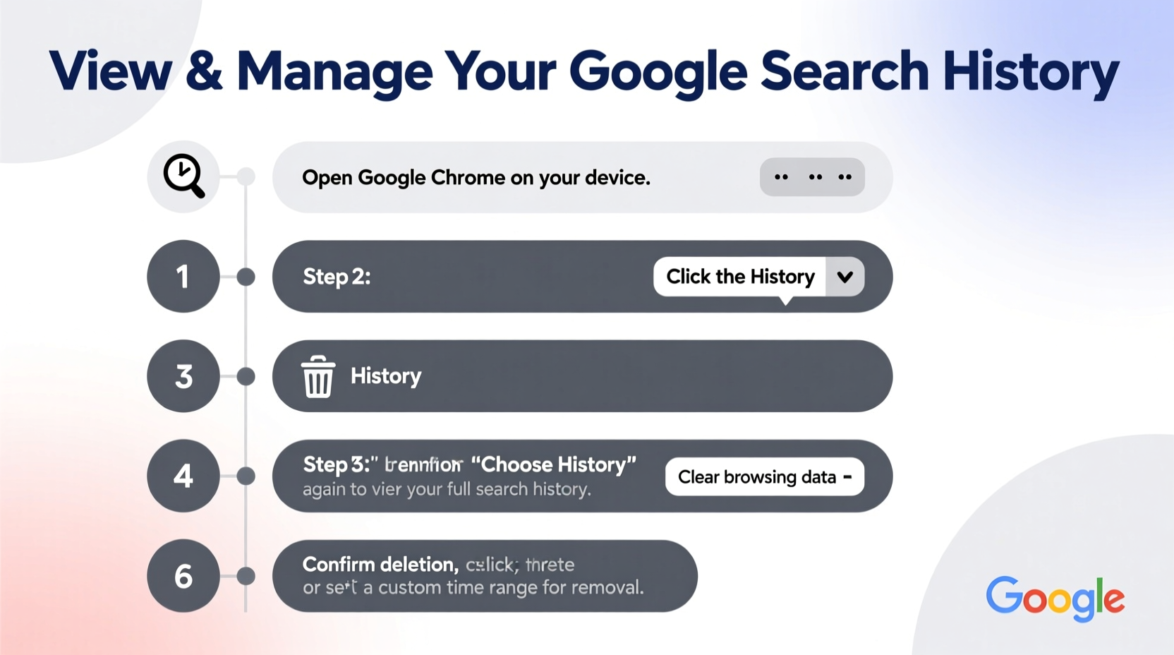 a step by step guide to viewing and managing your google search history