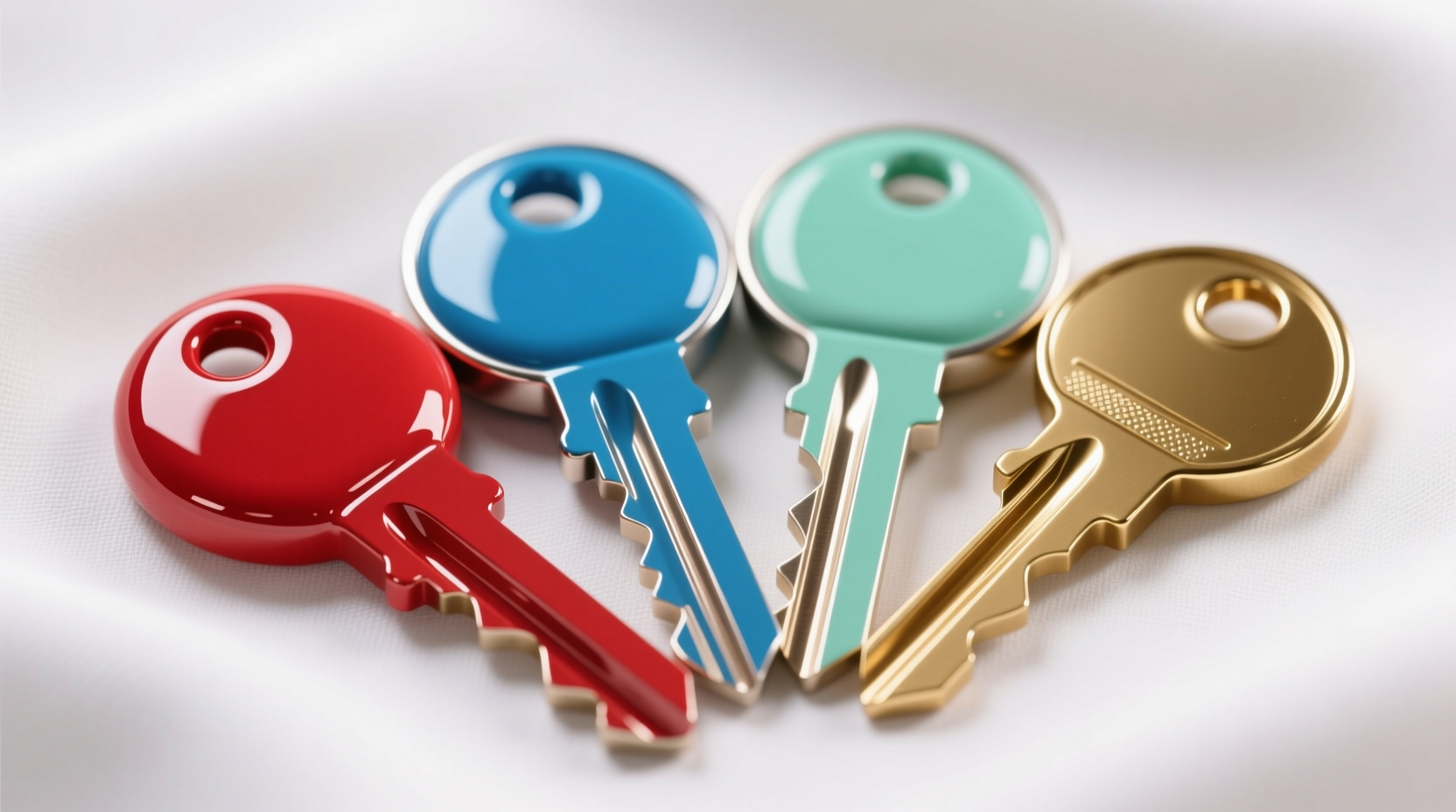 fingernail polish keeps your keys easily identifiable