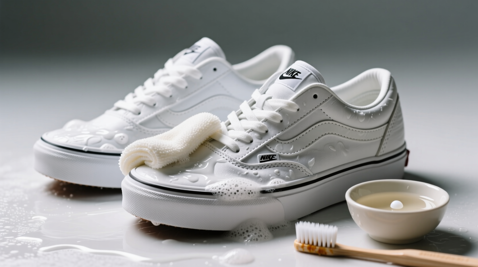 how to clean white vans