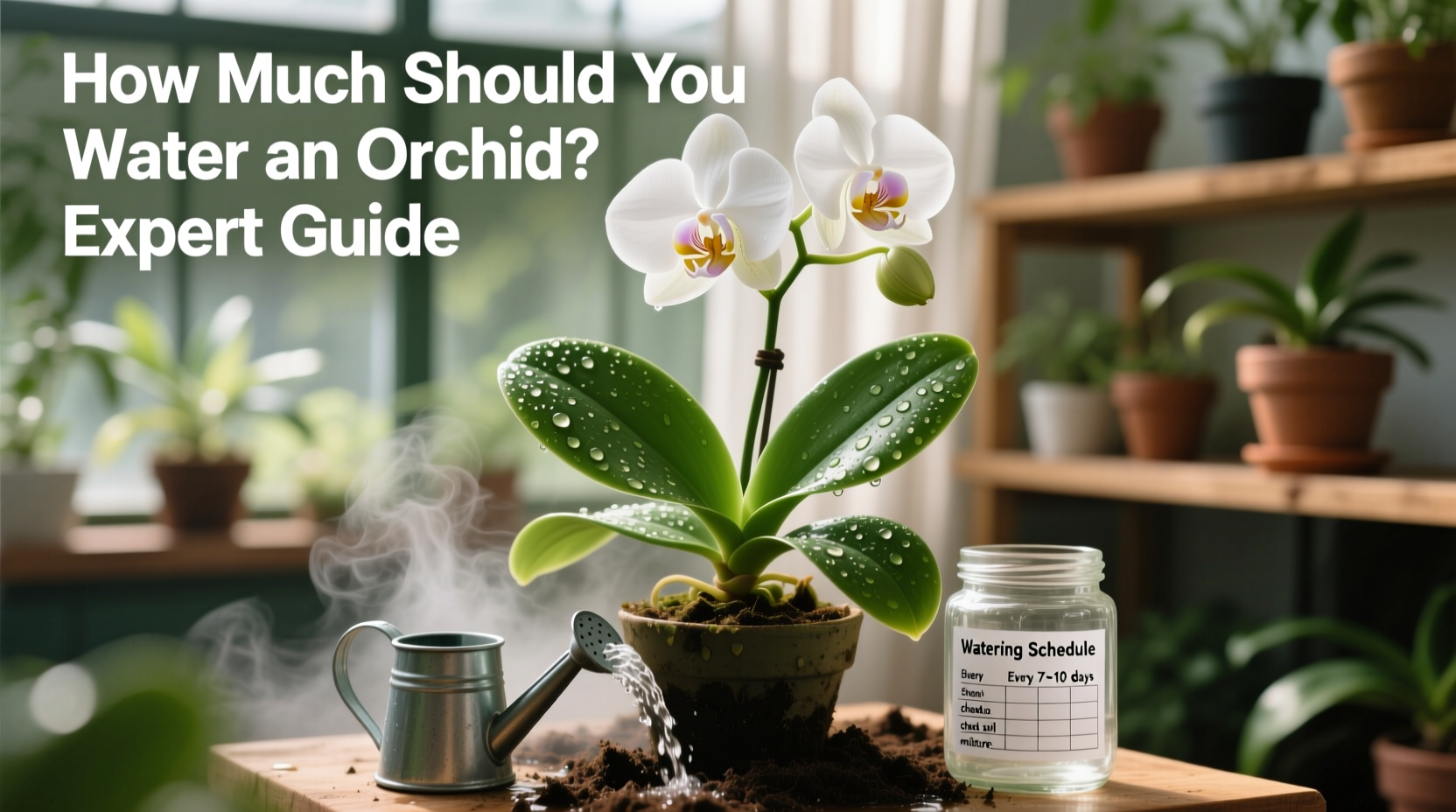 how much should you water an orchid