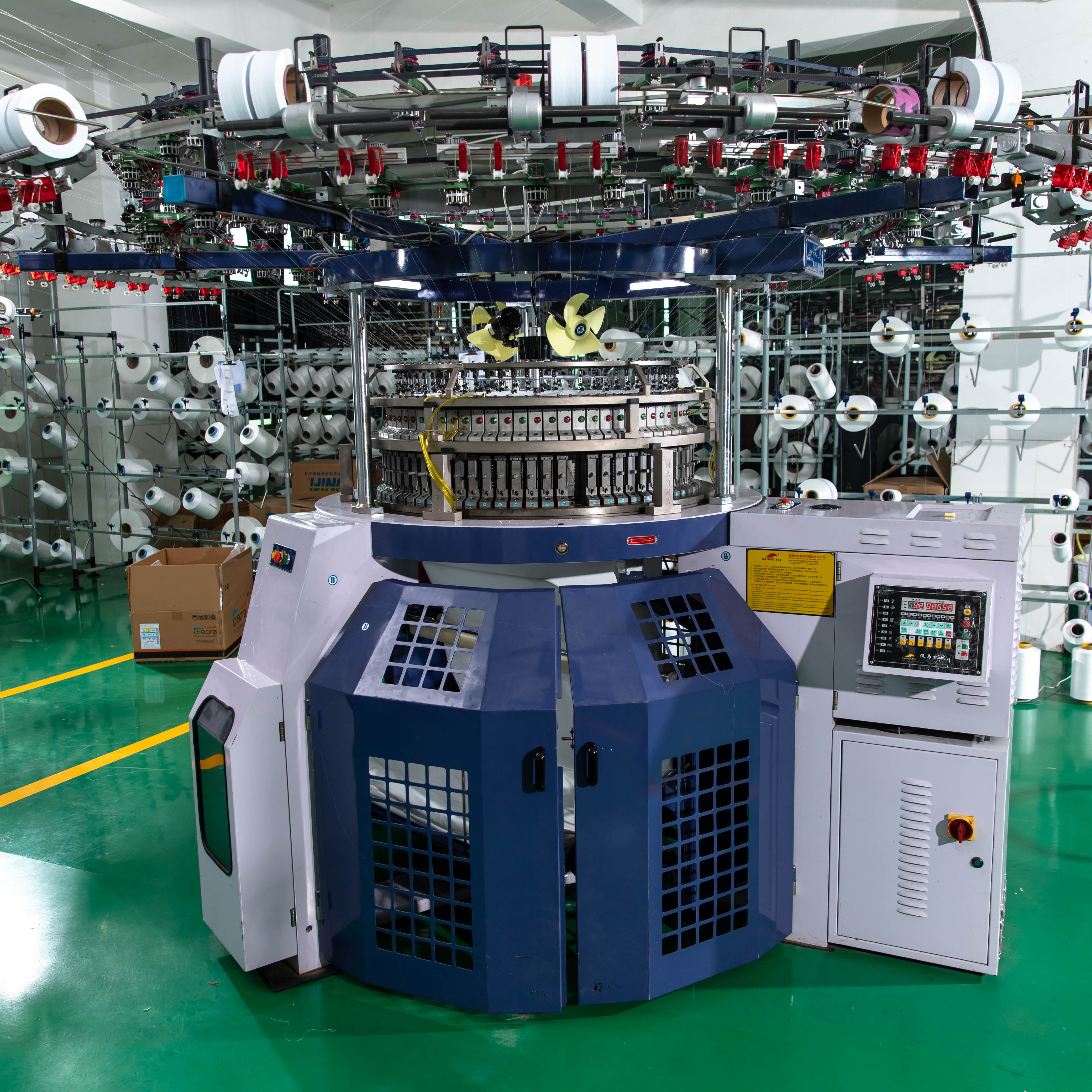 汉马品牌单一提花圆机 - buy circular knitting machine,jacquard