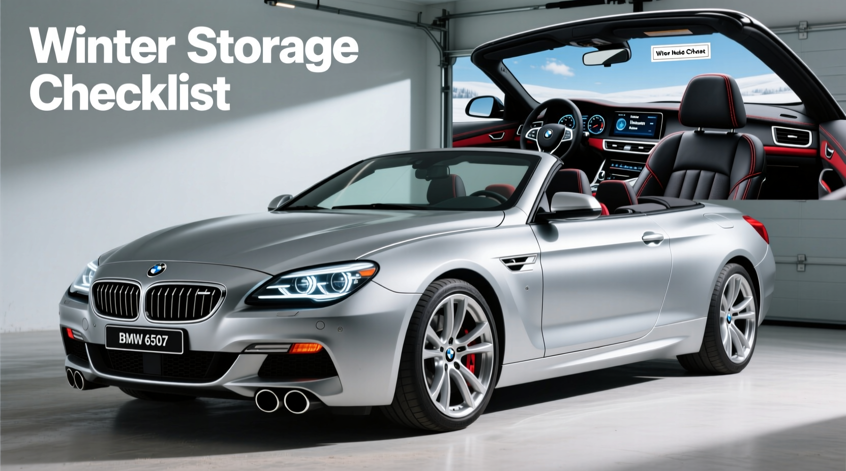 F13 Winter Storage: Complete BMW 650i Convertible Guide