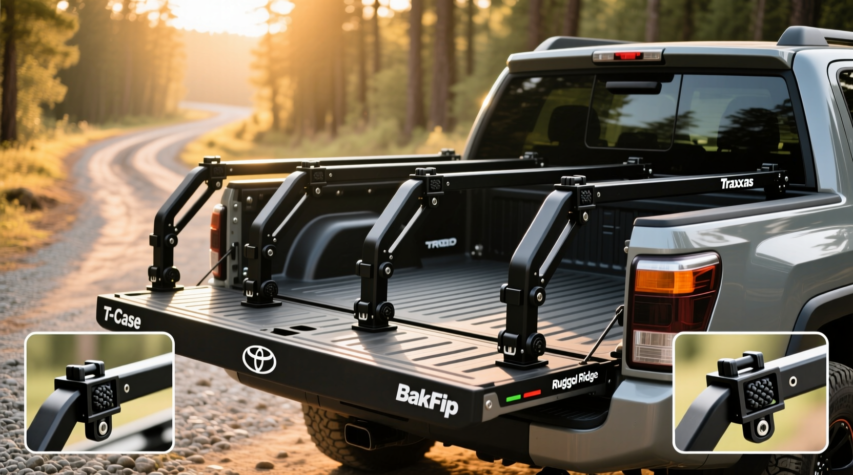 4runner bed rack no drill install