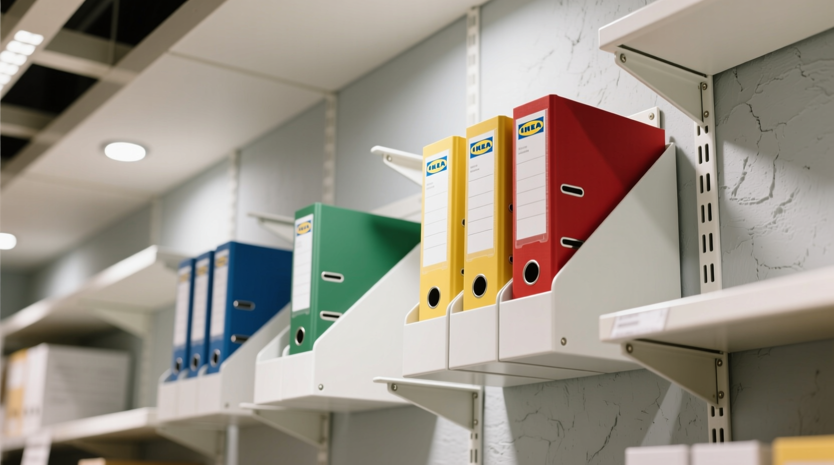 create hanging file storage from ikea shelf brackets