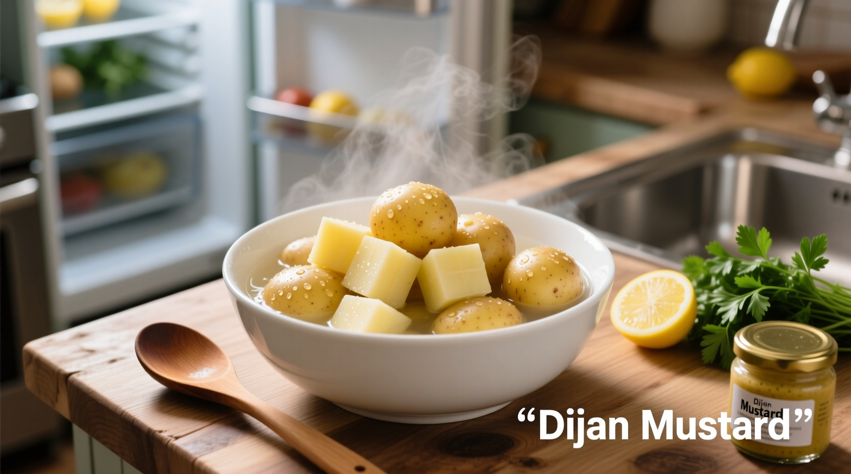 boiling potatoes for potato salad