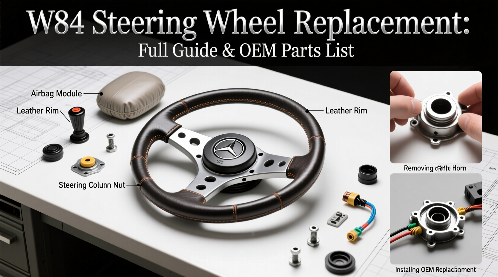 w124 steering wheel replacement