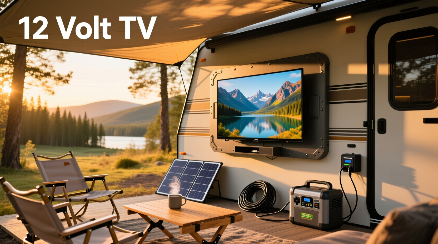 12 volt tv for rvs campers explained