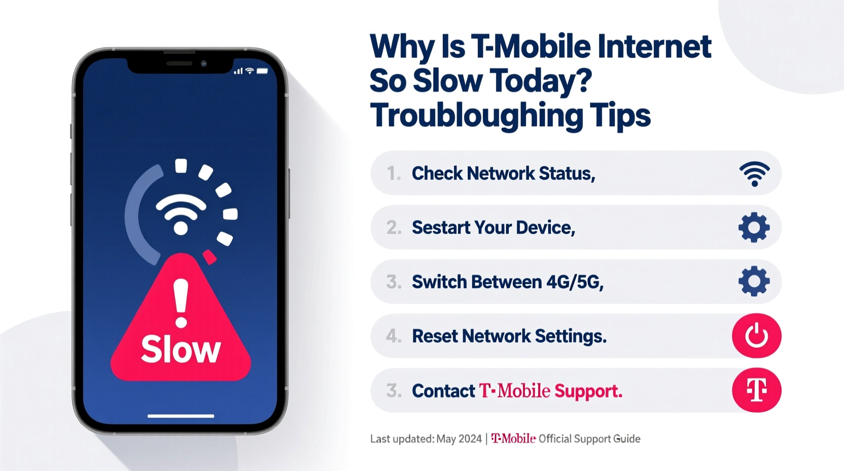 why is t mobile internet so slow today troubleshooting tips