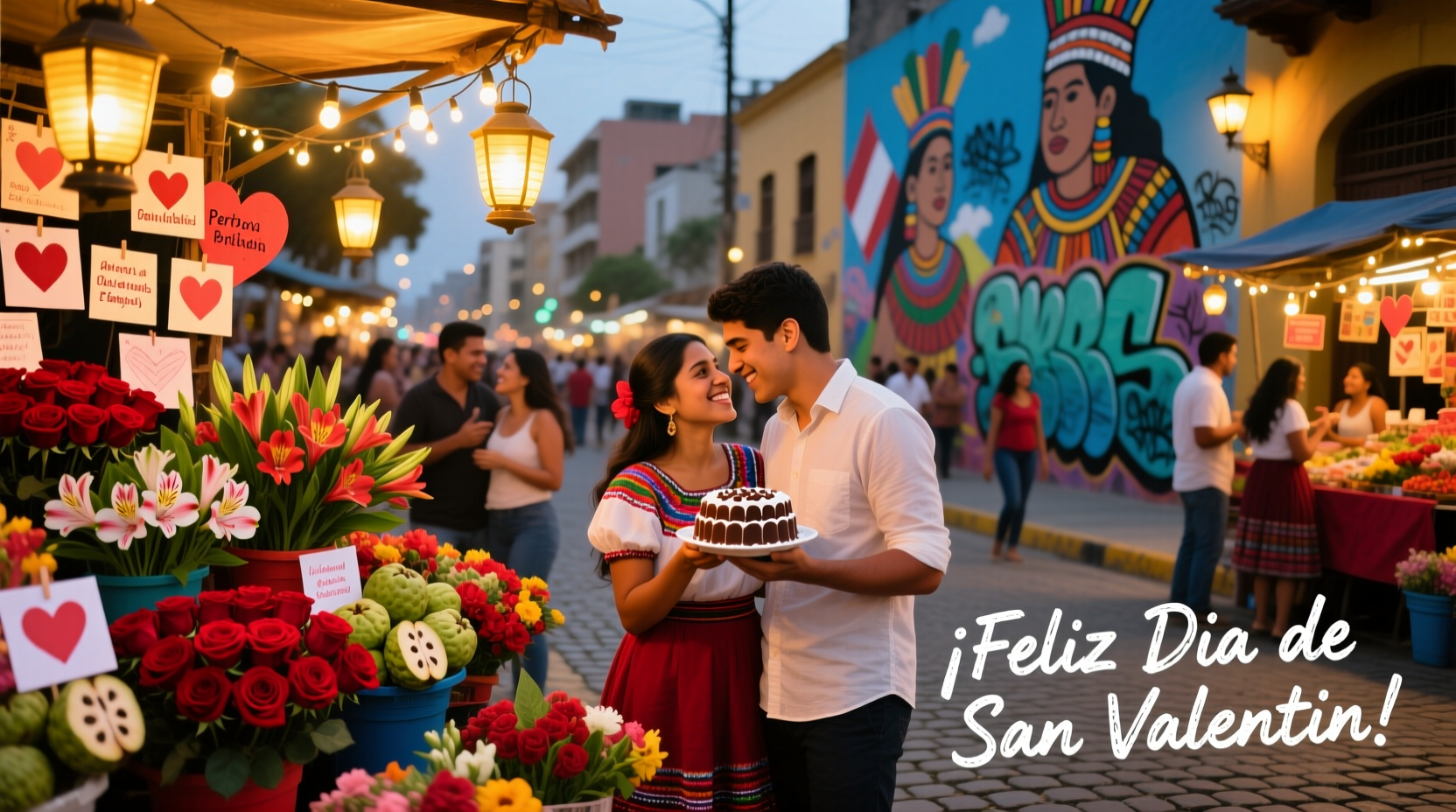how do peruvians celebrate valentines day