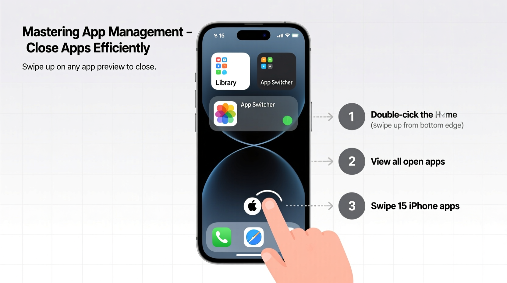 mastering app management a simple guide to closing apps on iphone 15 efficiently
