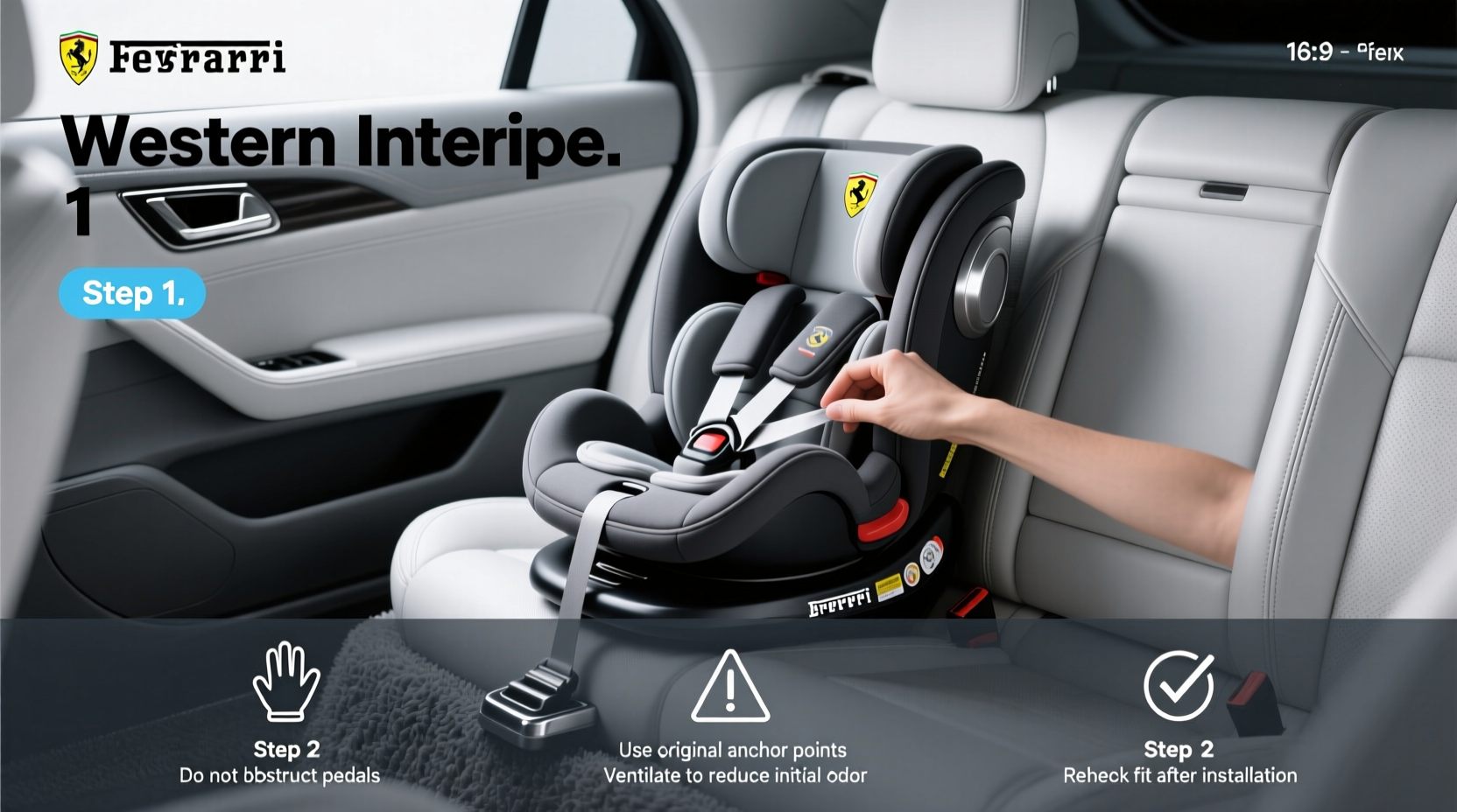 ferrari child car seats