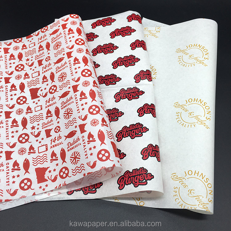 Greaseproof Burger Food Wrapping Deli Wrap Paper