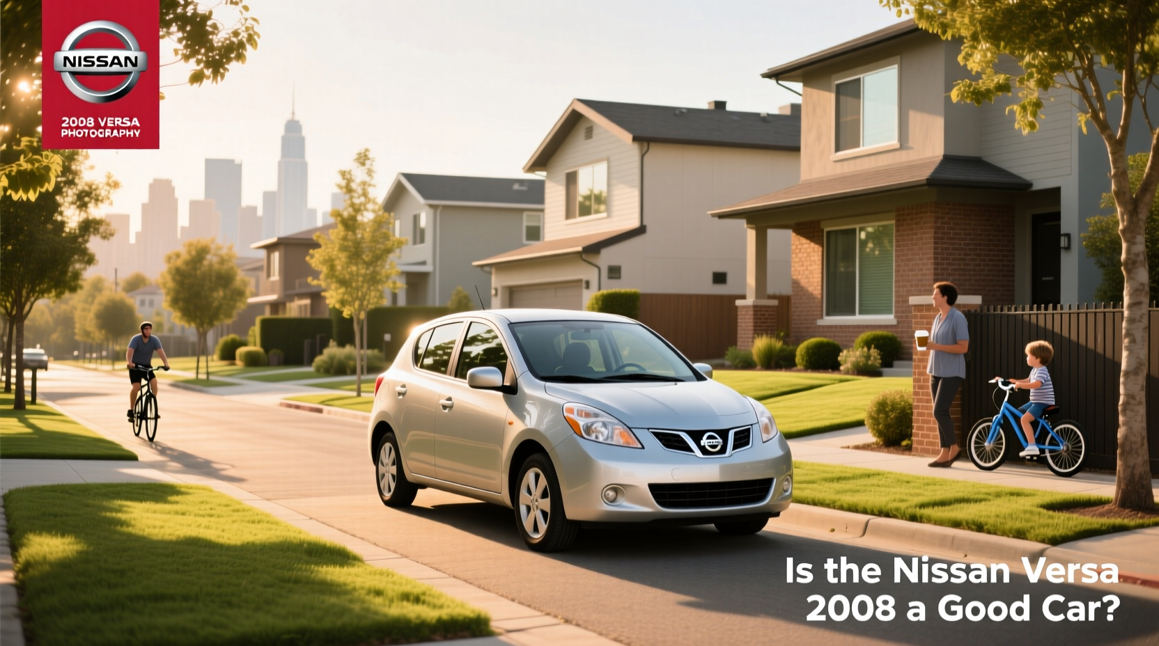 2008 Nissan Versa Hatchback Front View