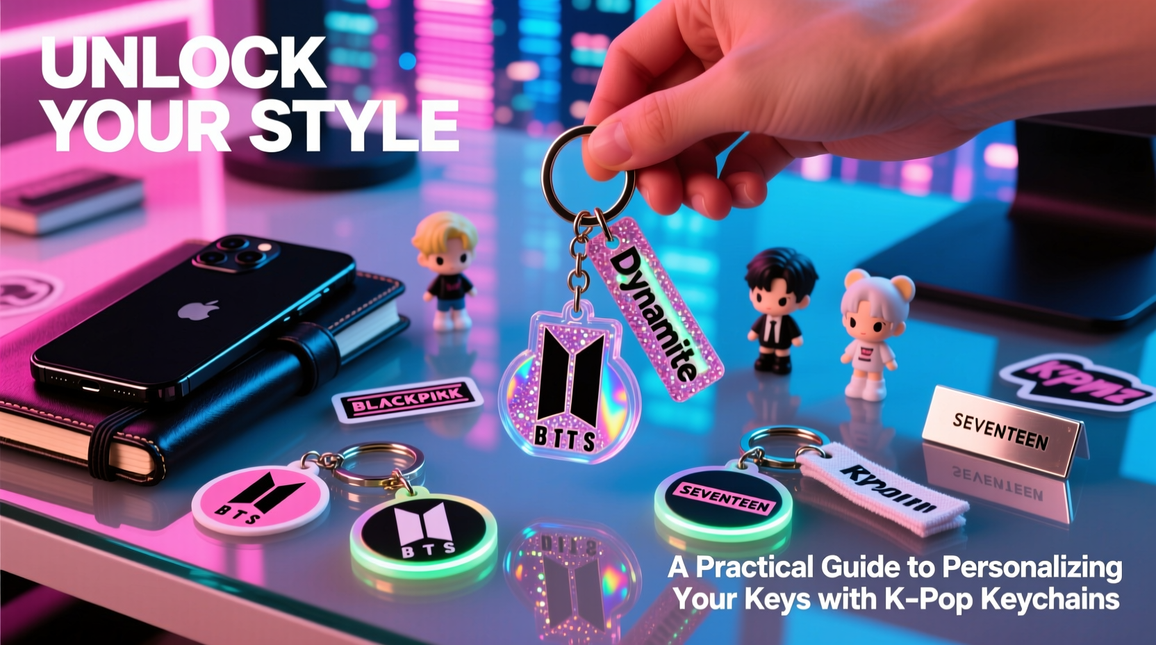 unlock your style a practical guide to personalizing your keys with kpop keychains
