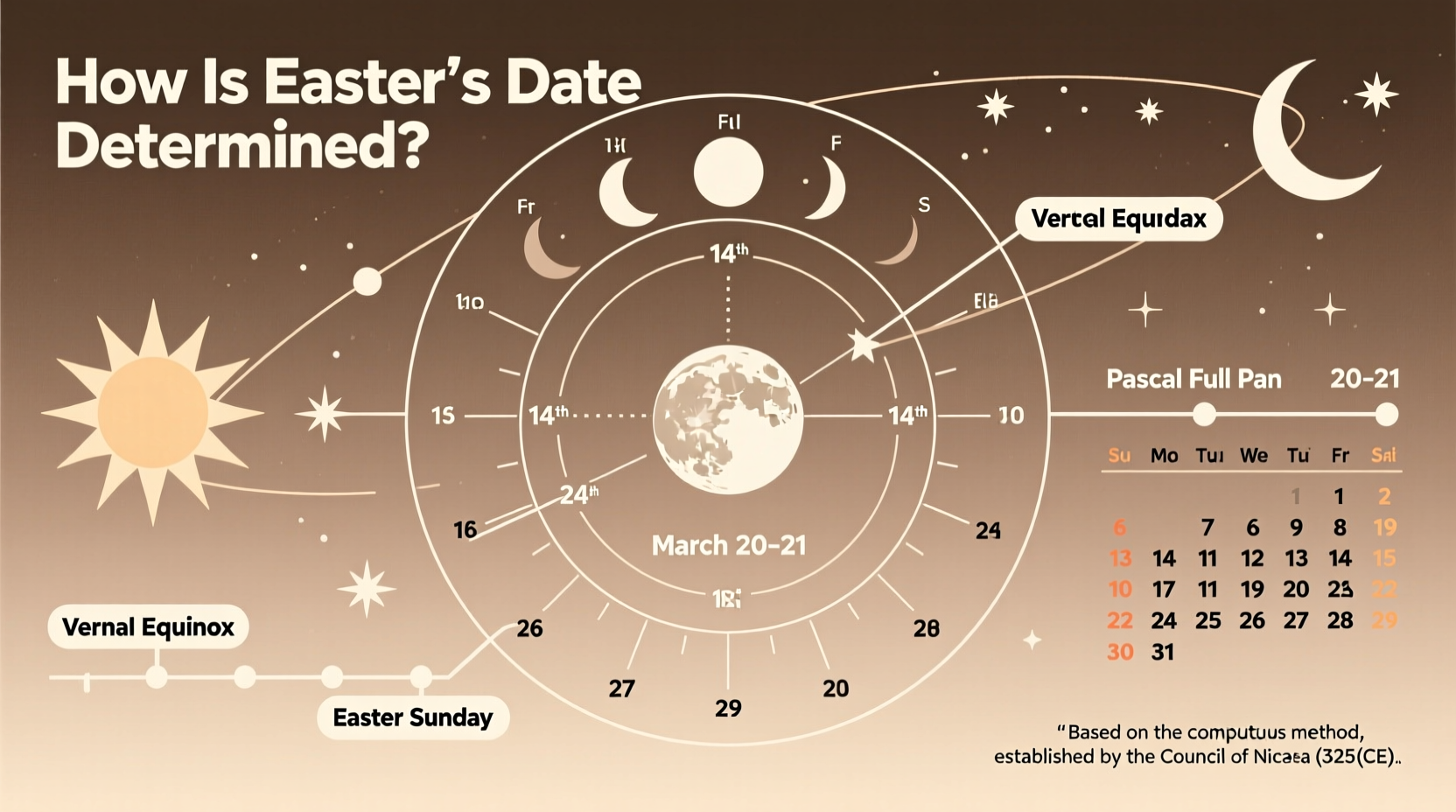 how is it determined when easter is