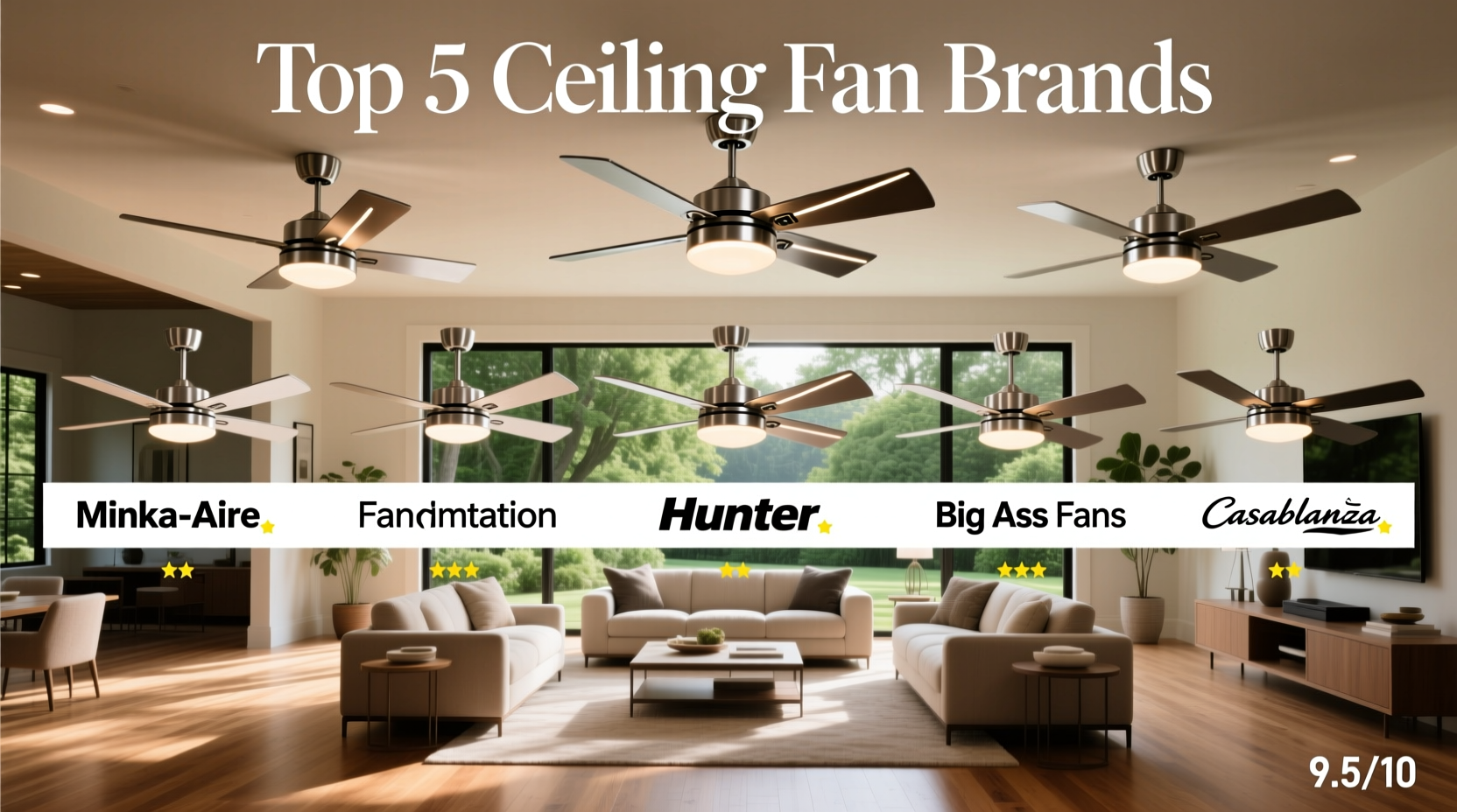 guide to the best ceiling fan brands for style and performance