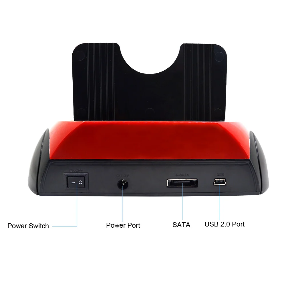 All In 1 HDD Docking Station USB 2.0 2.5" 3.5" IDE SATA External 4TB HDD Box Hard Disk Drive Enclosure Card Reader