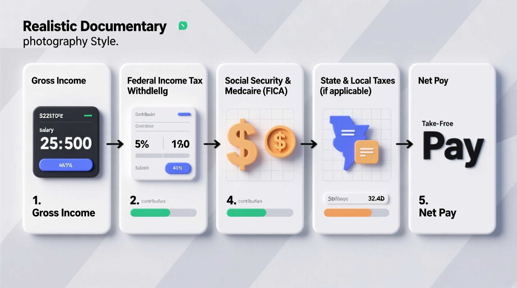 a step by step guide to understanding how taxes are calculated on your paycheck
