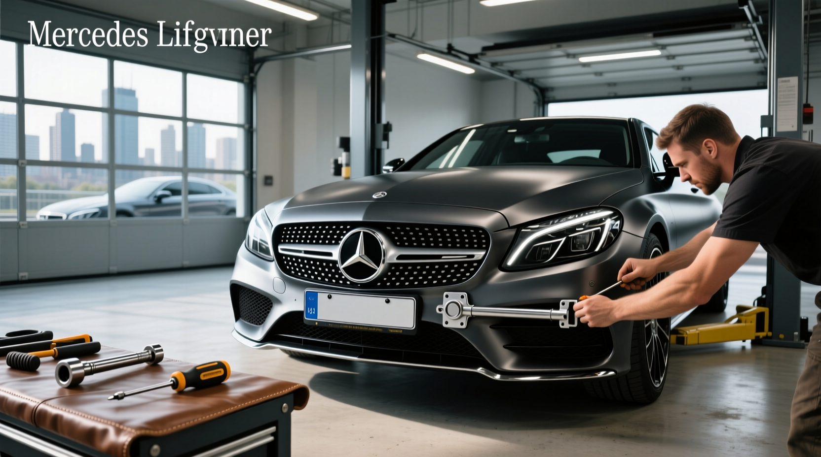 How to Install a Mercedes Front License Plate Bracket