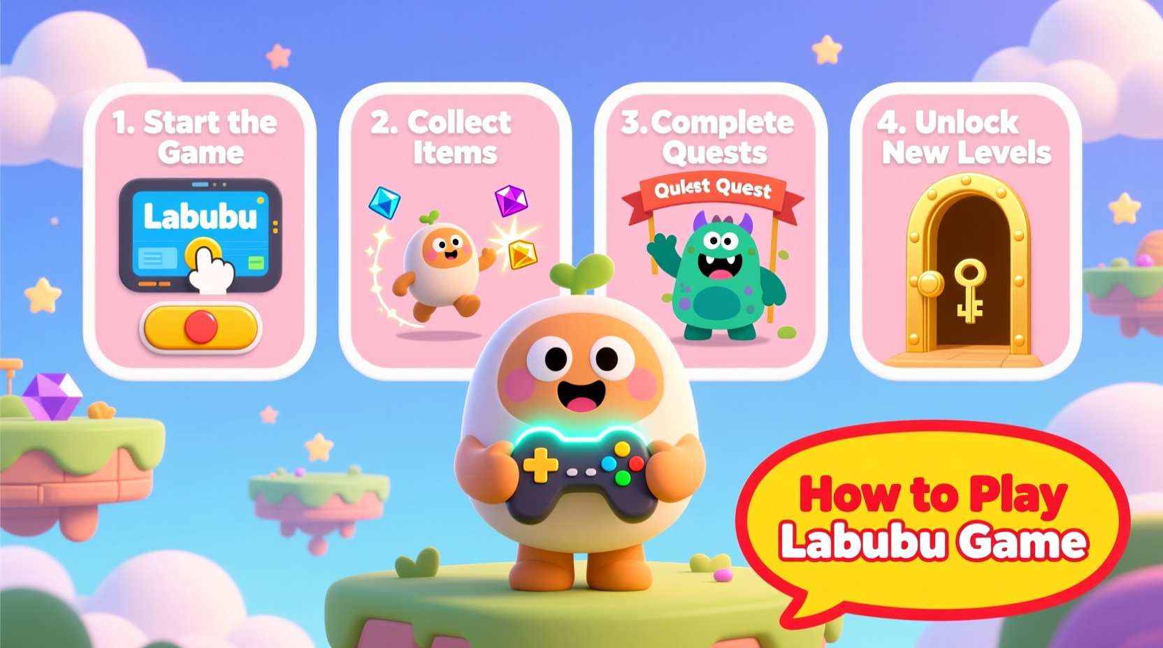 how to play labubu game