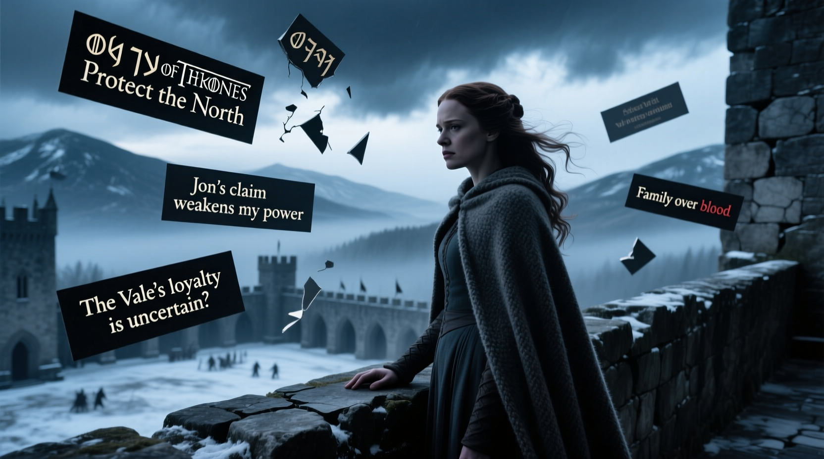 why didnt sansa tell jon about the vale reasons theories