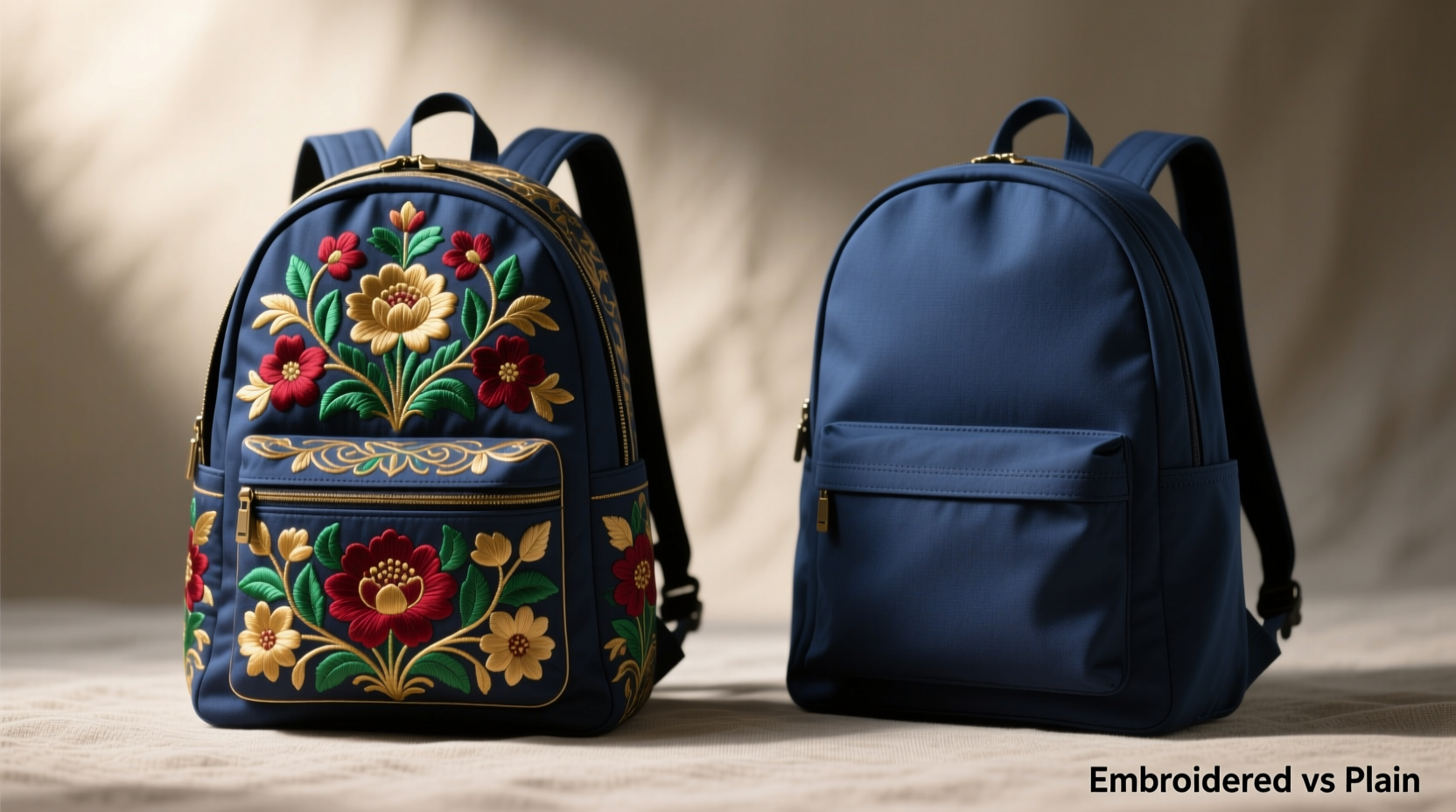 embroidered vs plain backpacks are fancy stitches worth the extra cost or is simple better