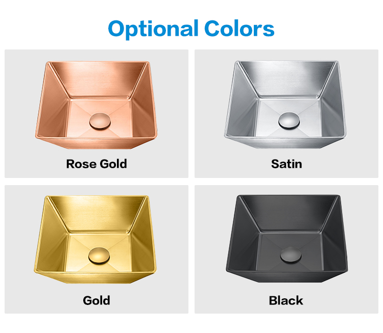 Good Selling Stainless Steel Above Counter Wash Basin Easy Clean Wash Basin