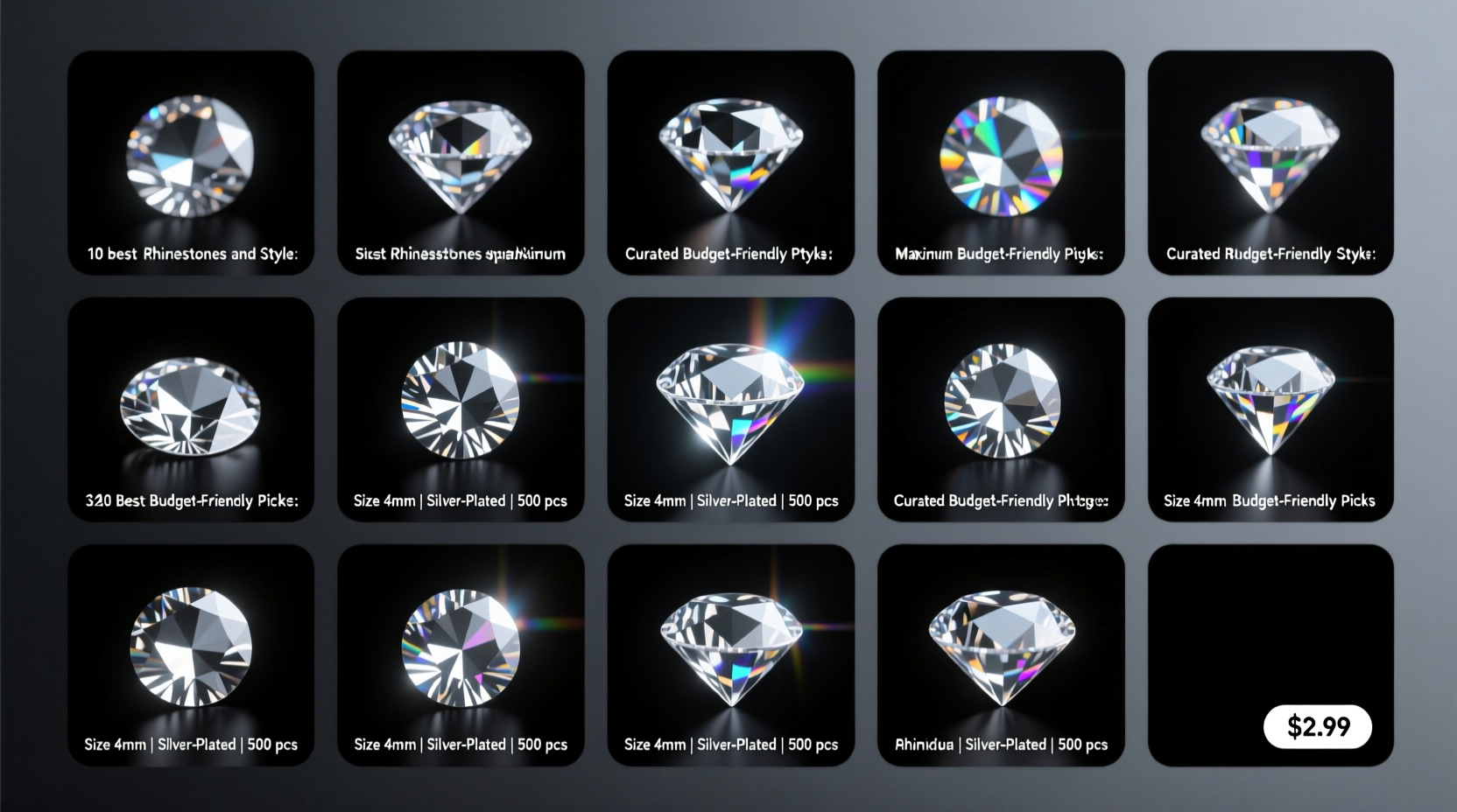 top 10 best rhinestones for sparkle and style budget picks included