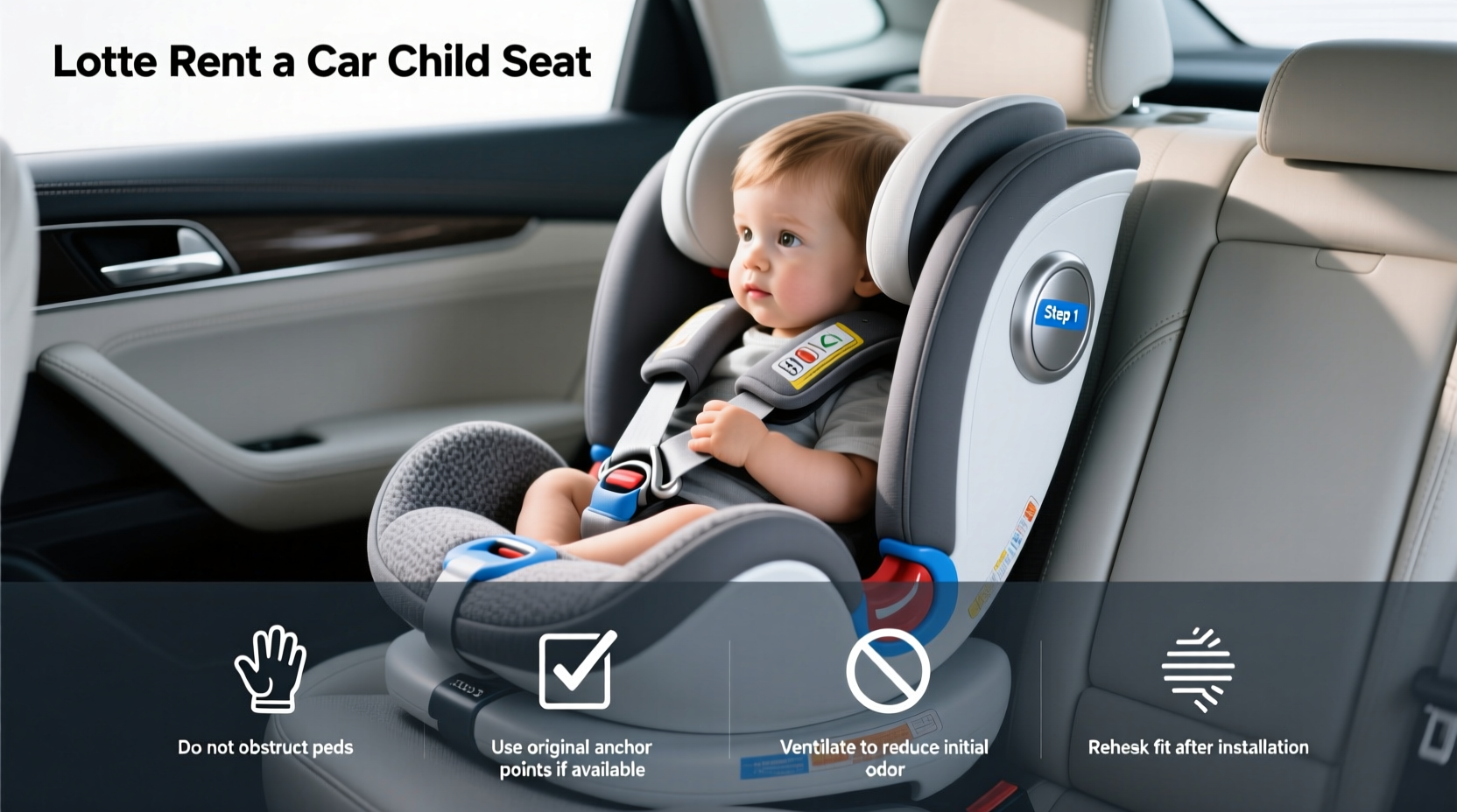 lotte rent a car child seat