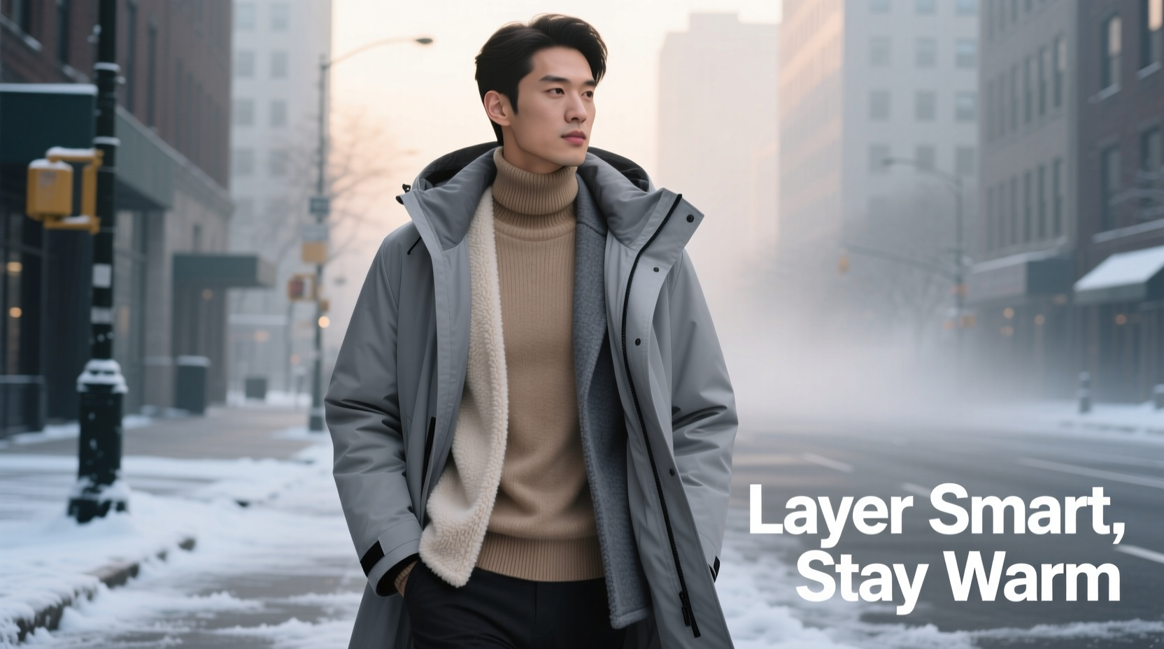 expert tips on how to layer under a light winter jacket for optimal warmth and comfort