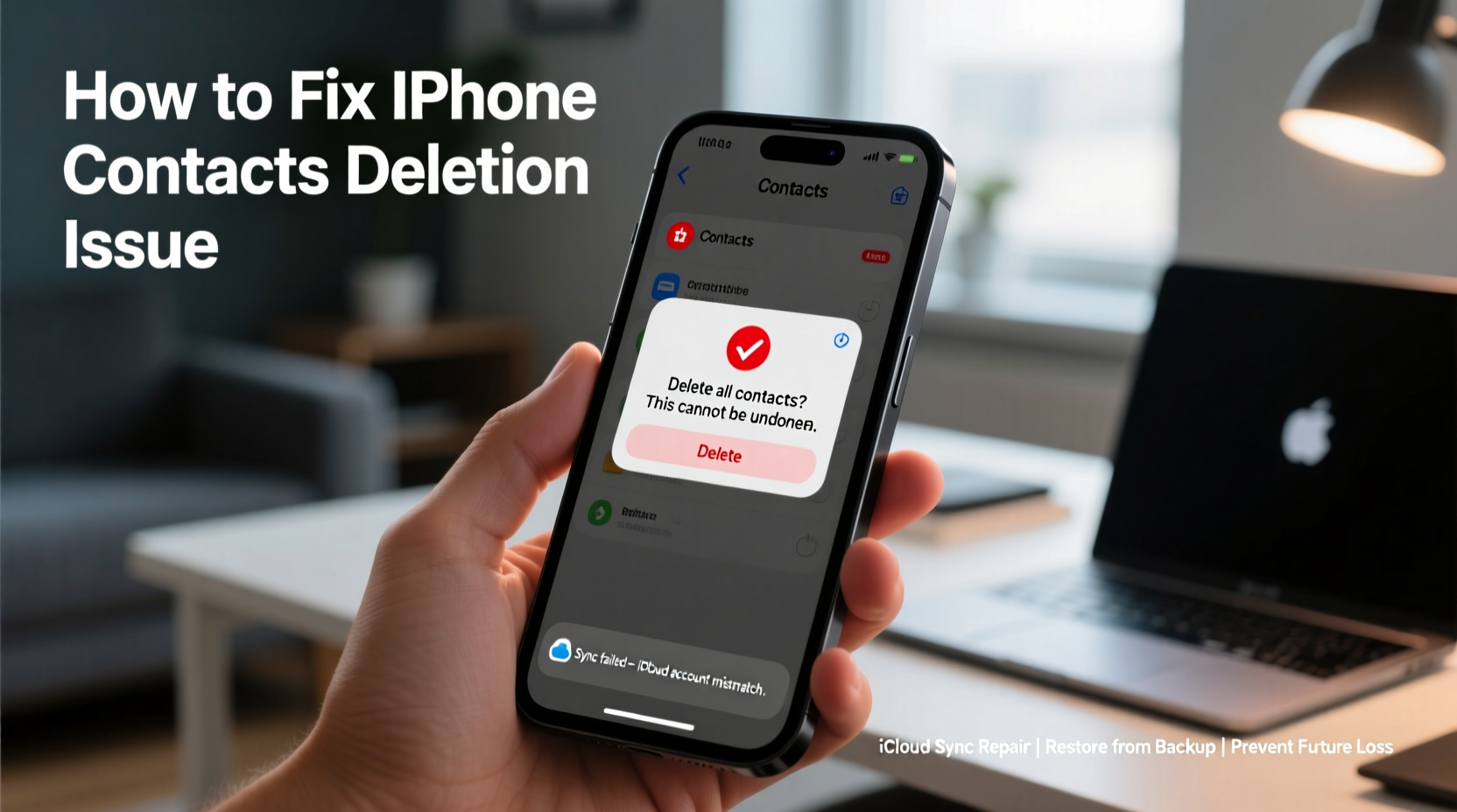 iphone deleting contacts reasons how to fix the issue