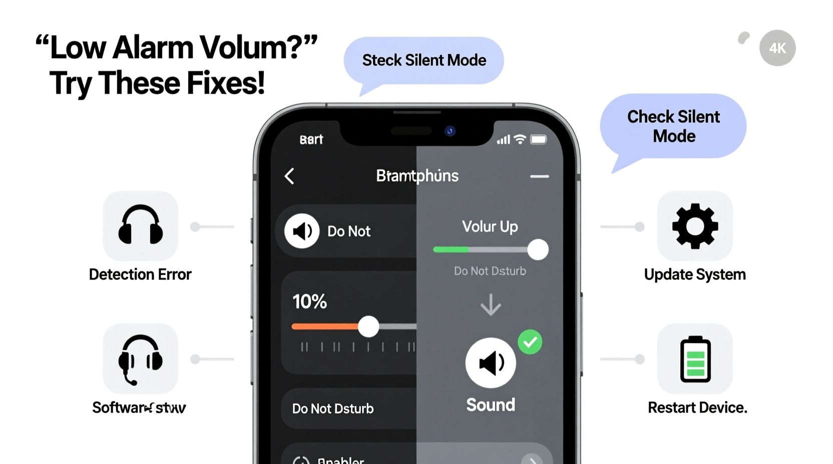 why is my alarm volume so low troubleshooting tips