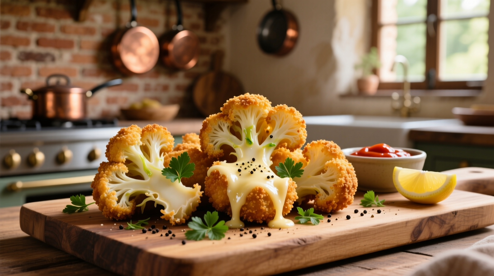 Crispy Cauliflower Parmesan: Better Than Chicken Parm