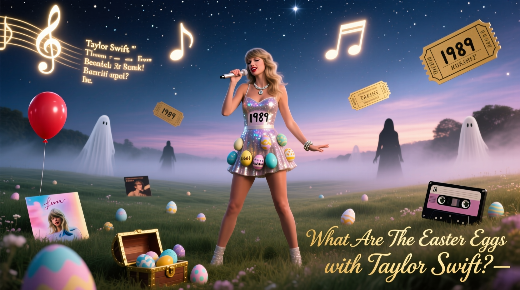what are the easter eggs with taylor swift