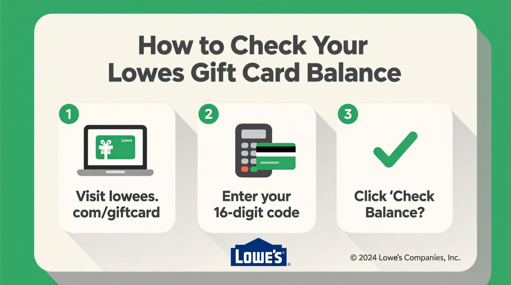 check lowes gift card balance simple steps options