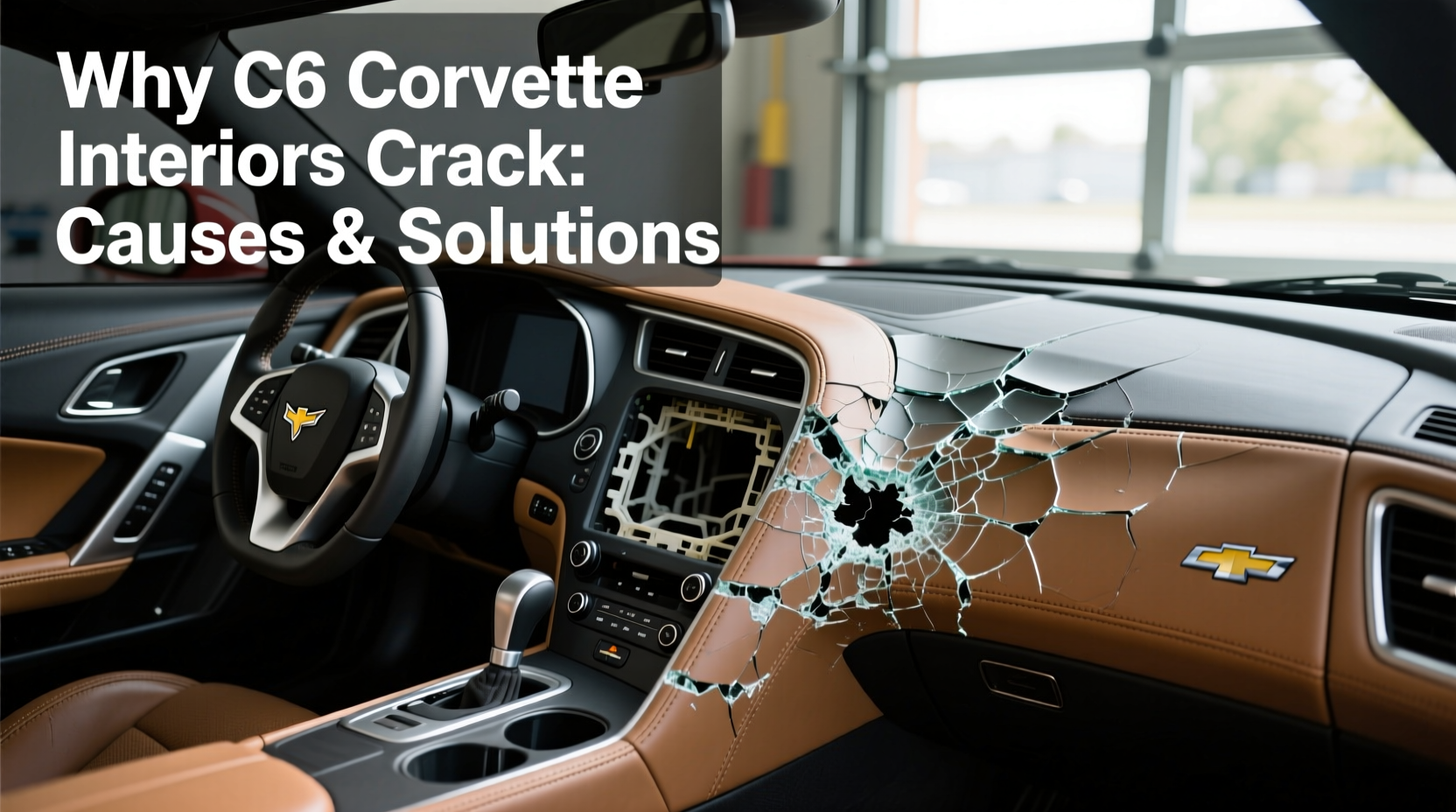 c6 interior cracking why